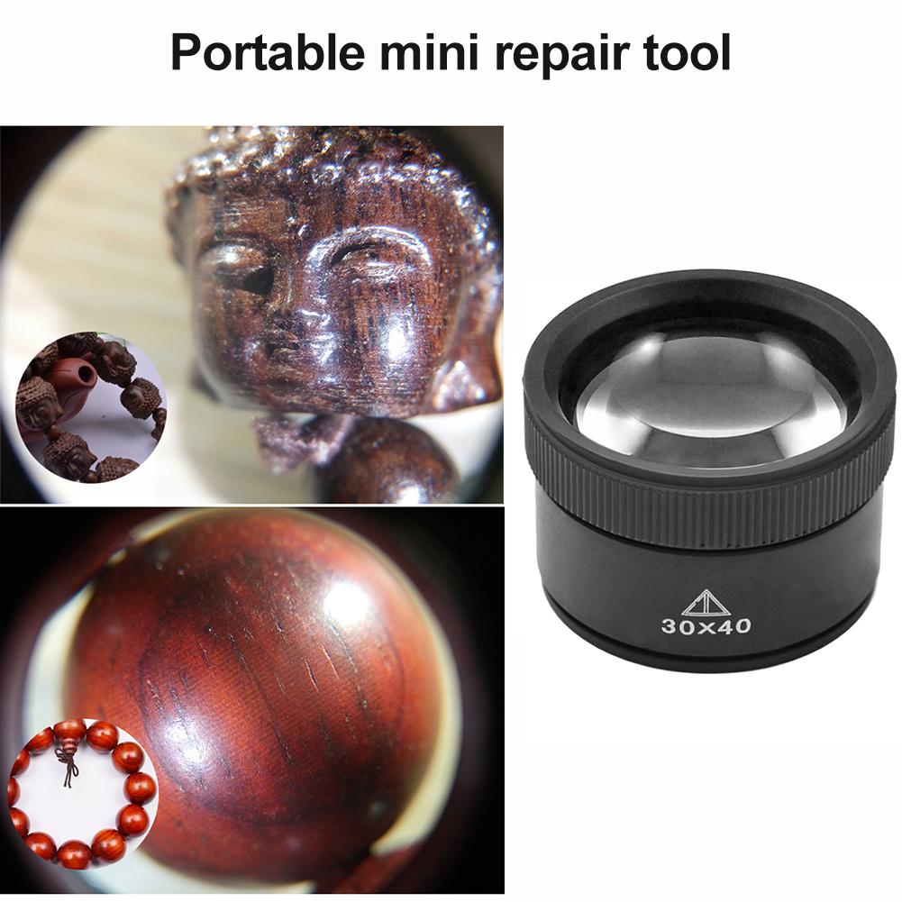 

30X Monocular Magnifying Glass Portable Mini Loupe Lens Jewely Magnifier, 501 Original