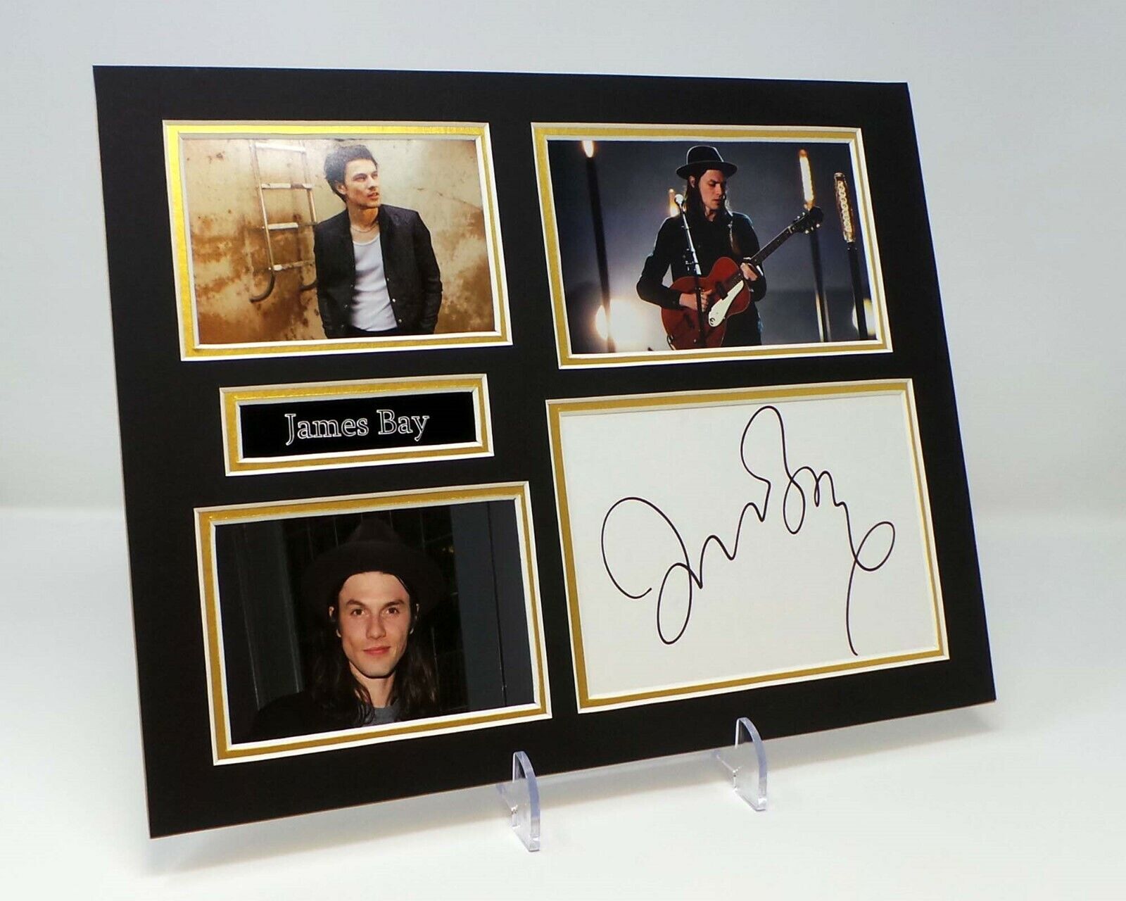 James BAY Signed Mounted Photo Poster painting Display AFTAL COA Hold Back The River Singer