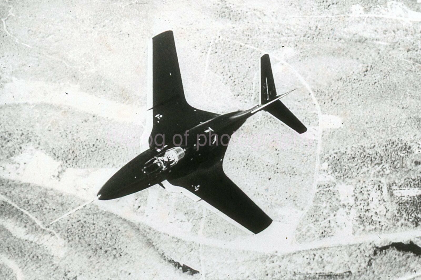 F9F-6 35mm FOUND b + w SLIDE Original MILITARY AVIATION Photo Poster painting 14 T 5 T