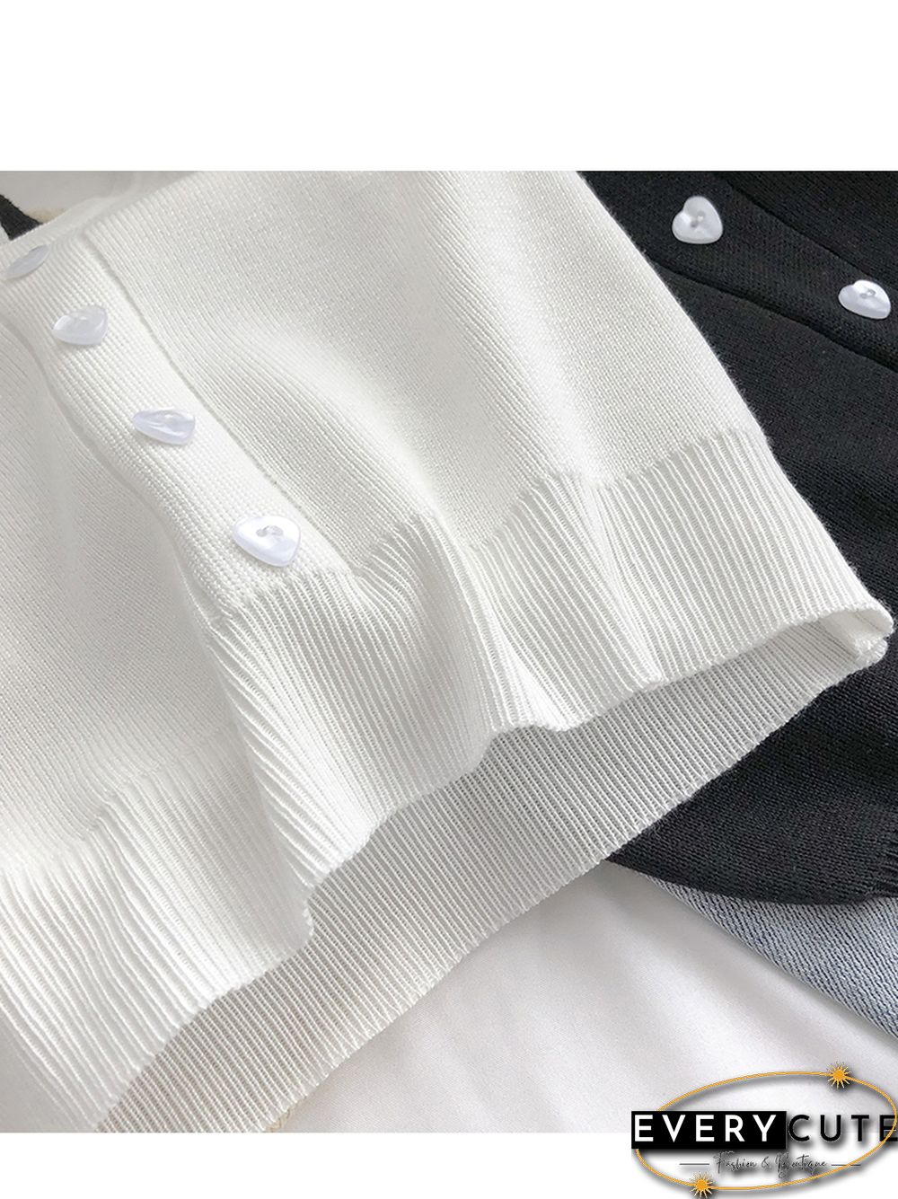 Heliar Tops Women Crop Tops Summer Plain Button Up Cute Knitted Tops Tank Tops For Women New Fashion