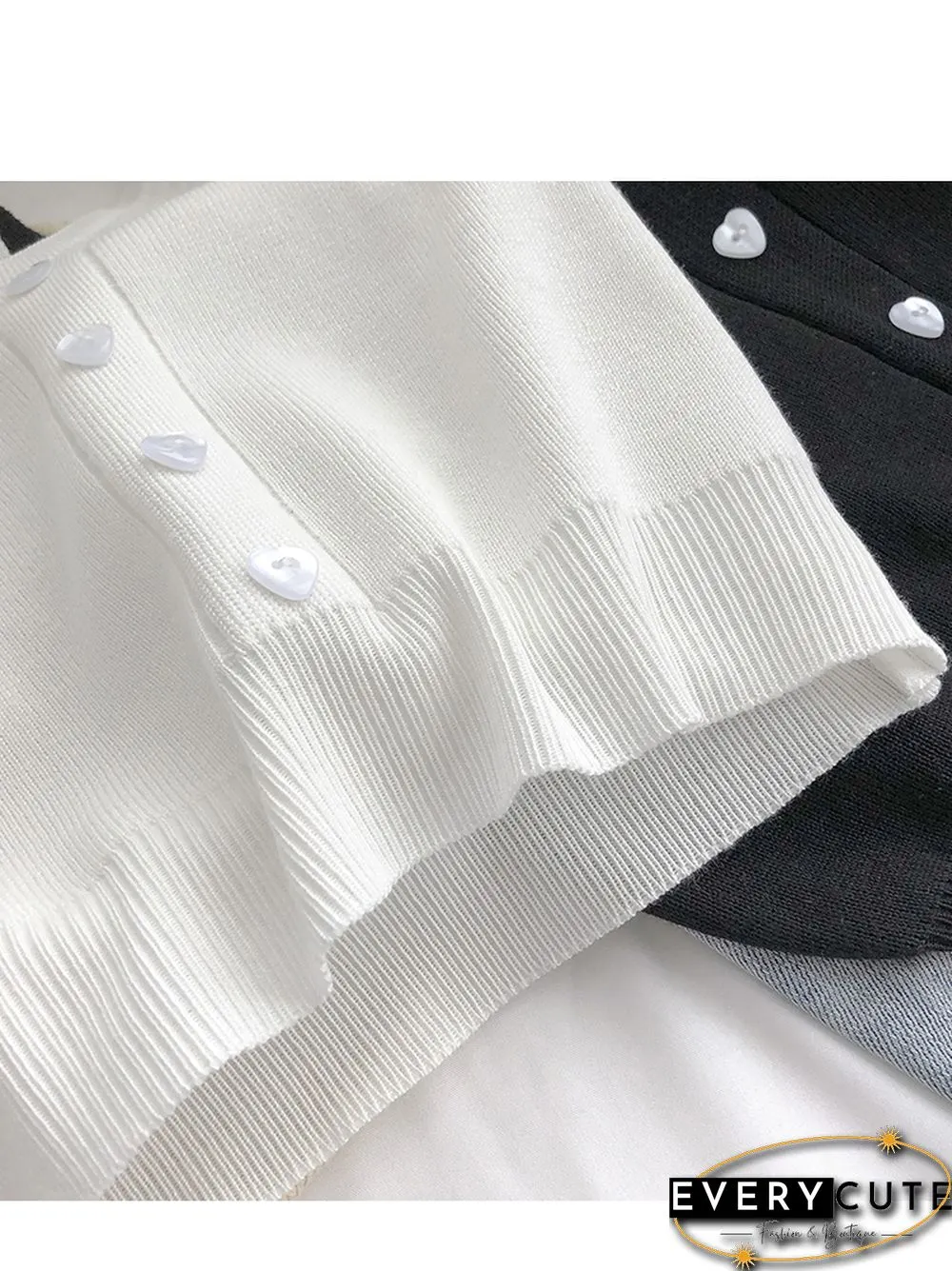 Heliar Tops Women Crop Tops Summer Plain Button Up Cute Knitted Tops Tank Tops For Women New Fashion