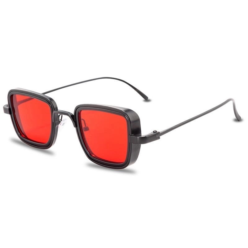 Classic Style Streetwear Square Ac Square Full Frame Men’s Sunglasses