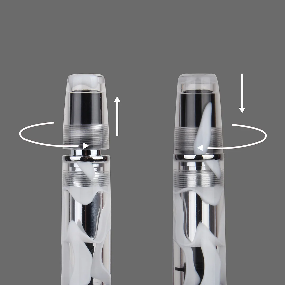 TIANZI T01 Piston-filling Fountain Pen in White_Inking System
