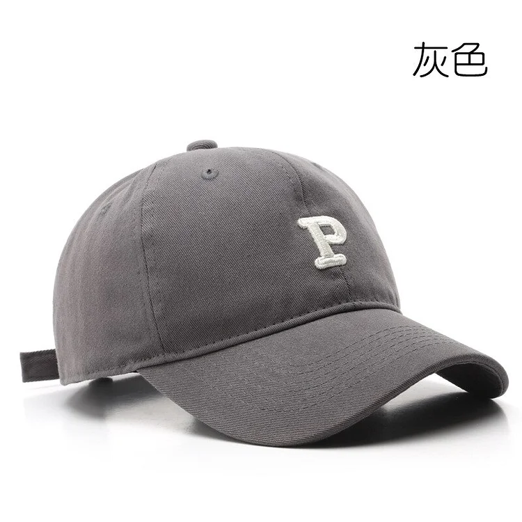 Korean Japanese female spring summer letter embroideryretro cap outdoor sports mens baseball cap