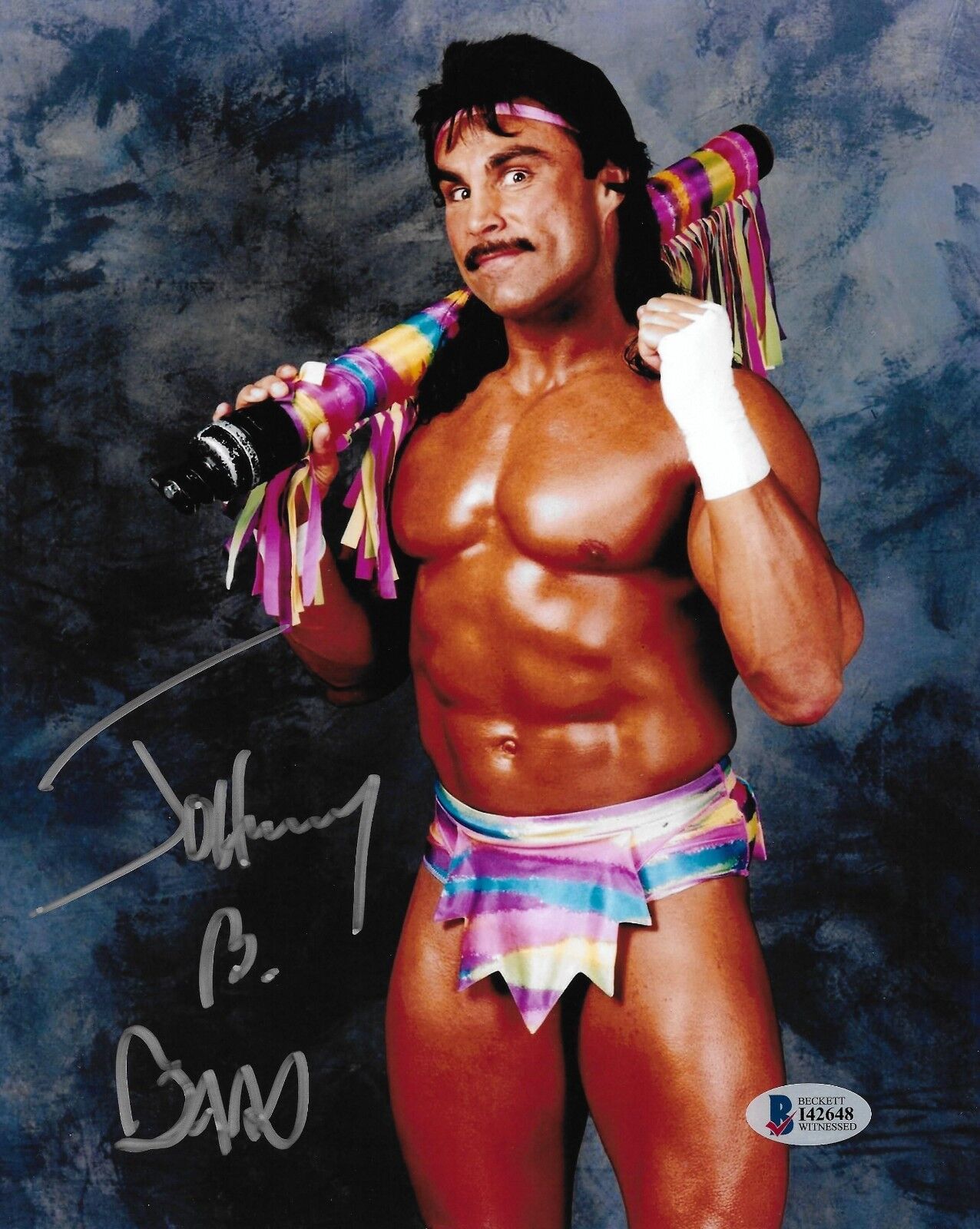 Johnny B Badd Marc Mero Signed 8x10 Photo Poster painting BAS Beckett COA WWE WCW Pro Autograph