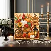 Thanksgiving Day DIY 5D Diamond Painting Kit with Frame 25x25cm