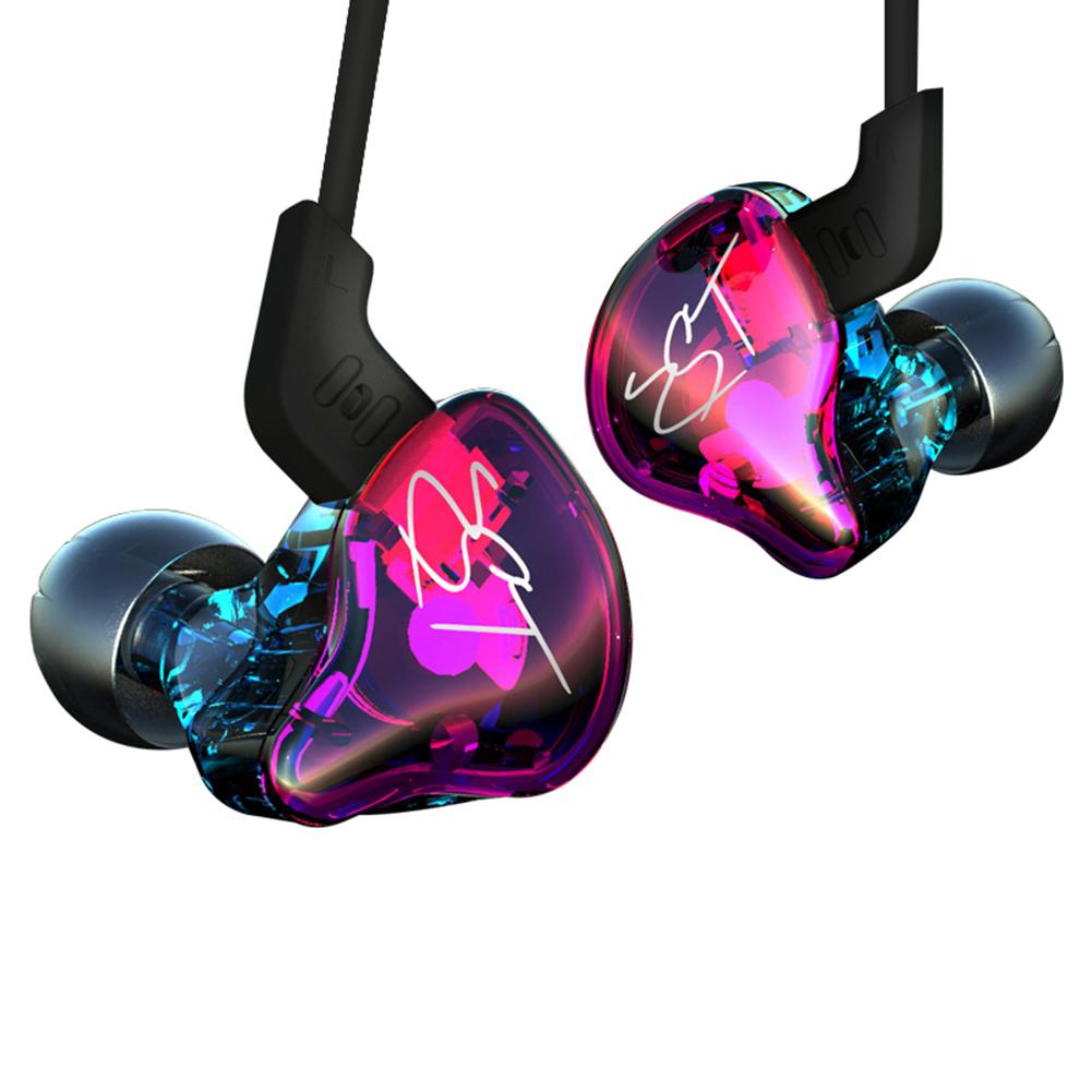 

KZ-ZST Dynamic Hybrid Dual Driver Wired Earphone HIFI Bass Headset In-ear Earbuds, 501 Original