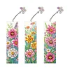 3Pcs Diamond Painting Flower Bookmark Making Kit for Book Lovers