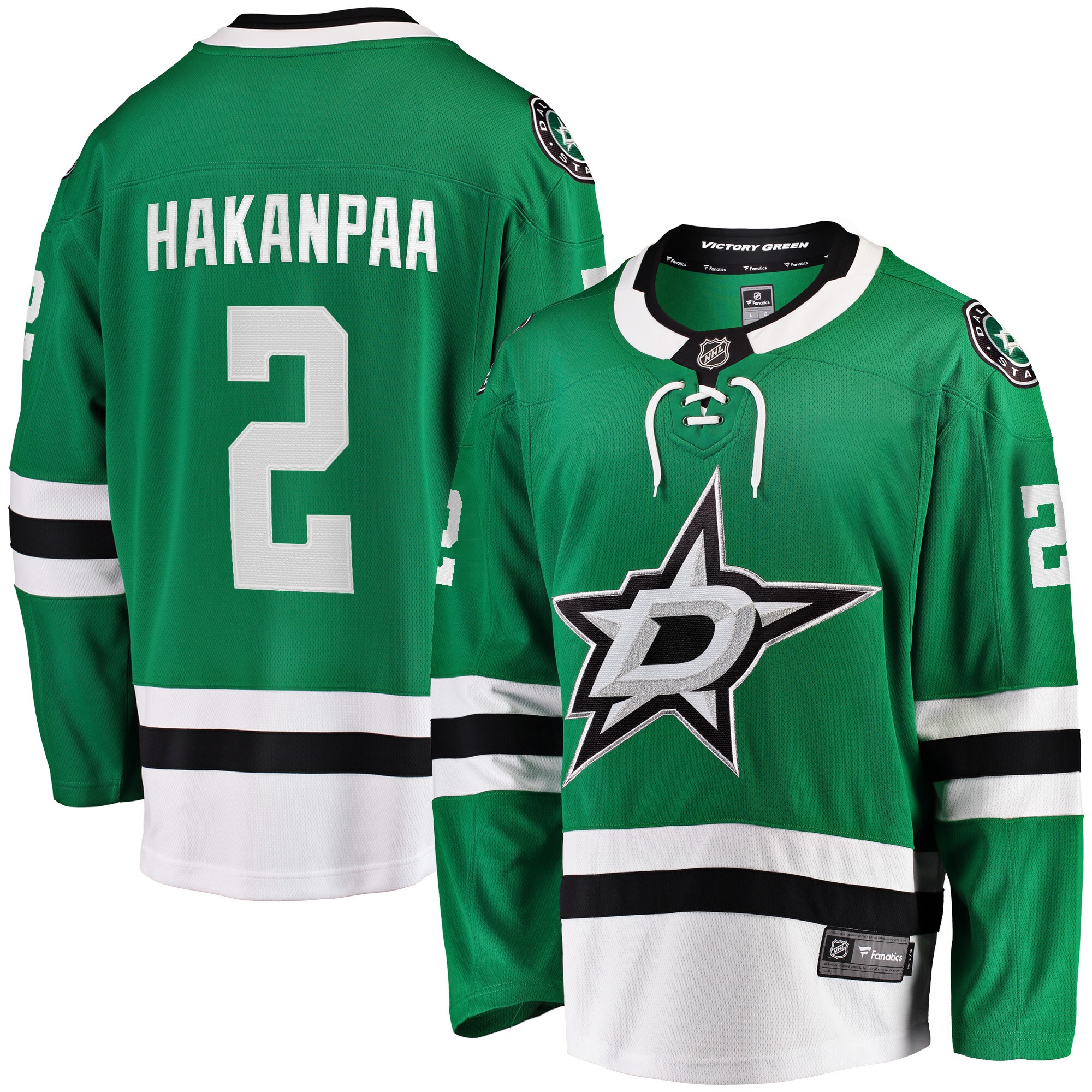 Jani Hakanpaa Dallas Stars Fanatics Home Breakaway   Jersey – Kelly Green mysite