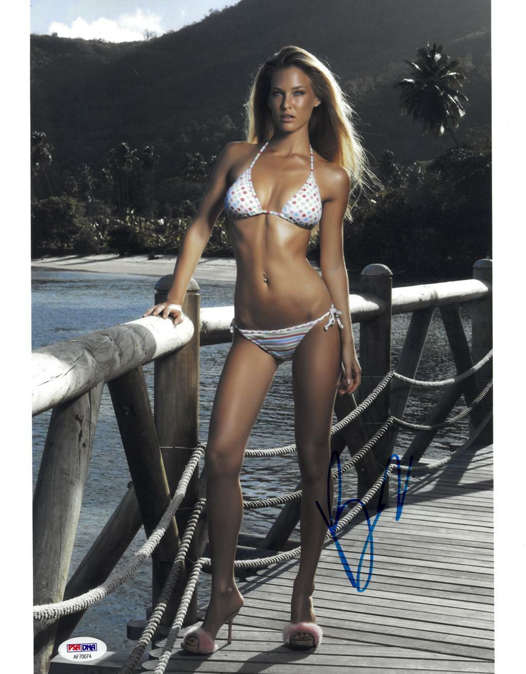 Bar Refaeli Signed Sexy Authentic Autographed 11x14 Photo Poster painting PSA/DNA #AF70074