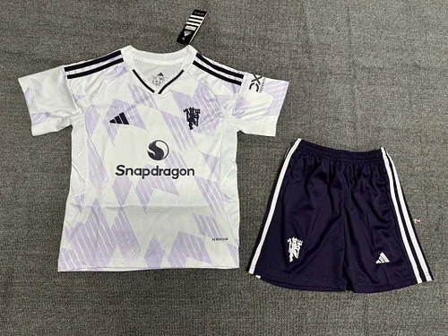 2025/2026 Manchester United Away Football Shirt 1:1 Thai Quality Kids Size
