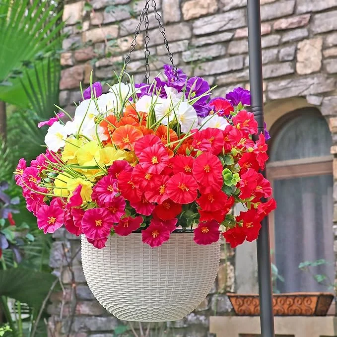 🔥Last Day 50% OFF🌸 Spring Summer Home Decoration - 🌿 Fake Silk Colorful Morning Glory