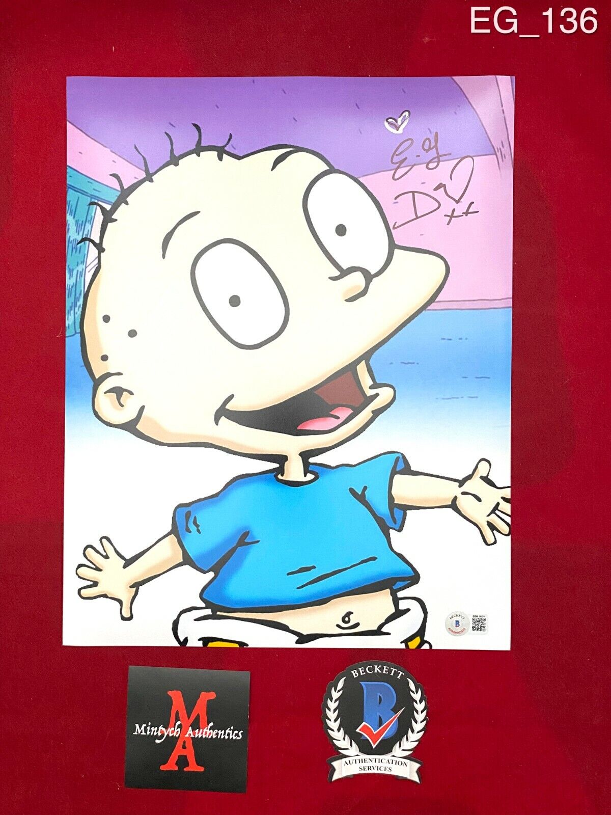 ELIZABETH E.G. DAILY AUTOGRAPHED SIGNED 11x14 Photo Poster painting! RUGRATS! BECKETT COA!