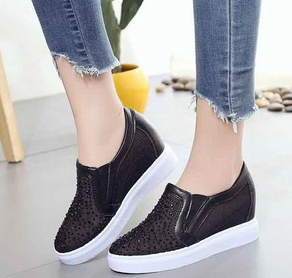 2021 Hot Spring and autumn shoes leisure shoes all-match Korean female summer thick bottom color student shoes white shoes