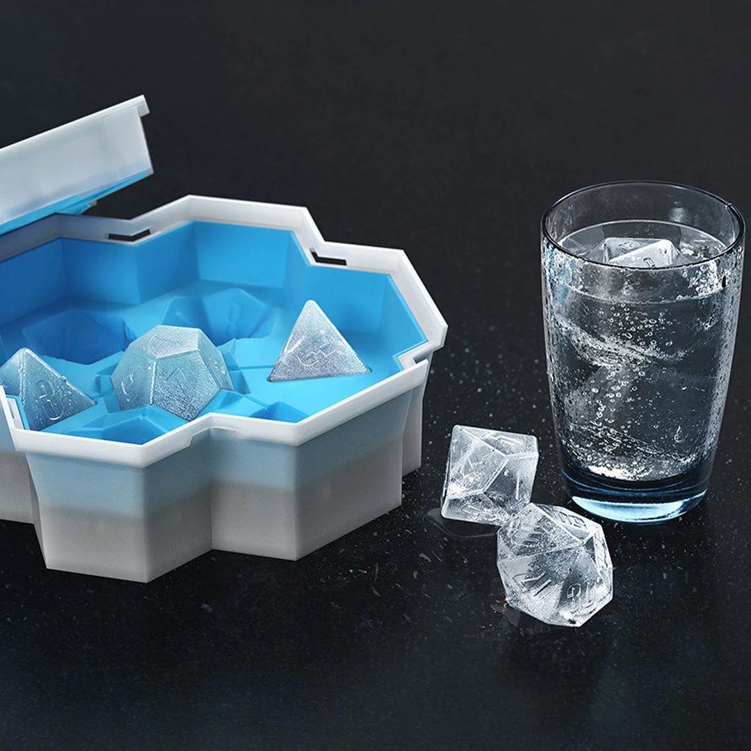 Dice Shape Ice Cube Tray, DND Dice Ice Cube Mold, Ice Cube Mold