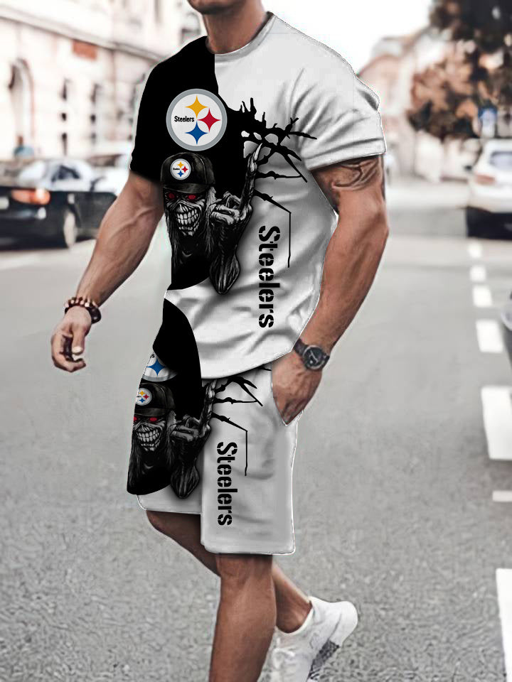 Pittsburgh Steelers Limited Edition Top And Shorts Two-Piece Suits