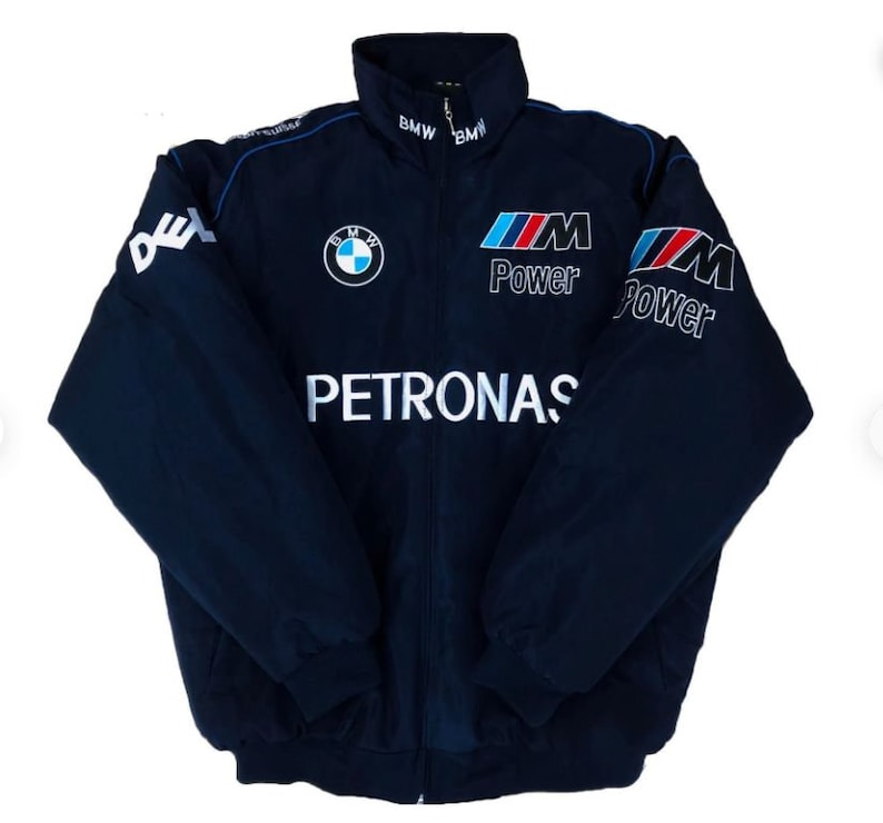 BMW Nascar F1 Racing Jacket - Bomber Jacket - Streetwear Jacket - 90s ...