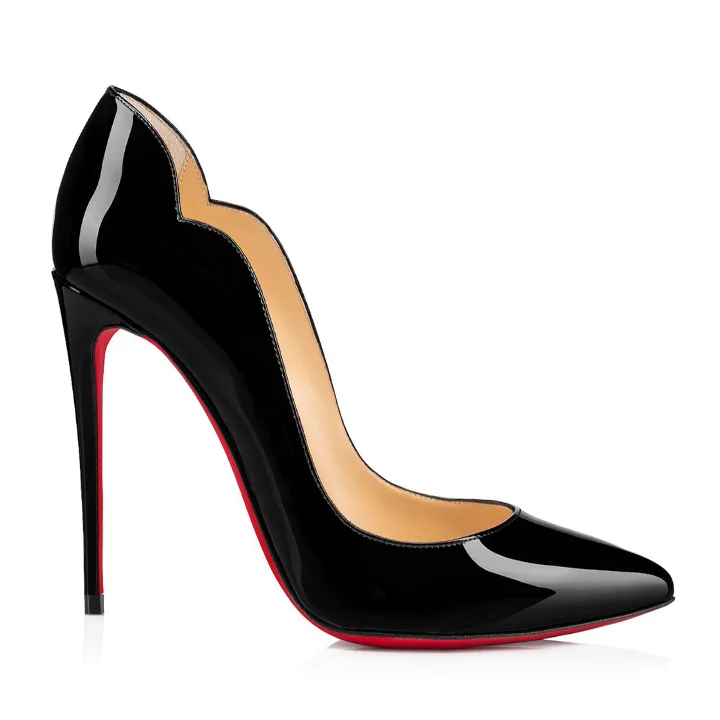 120mm Women's High Heels for Party Wedding Pumps Red Soles Patent-vocosishoes