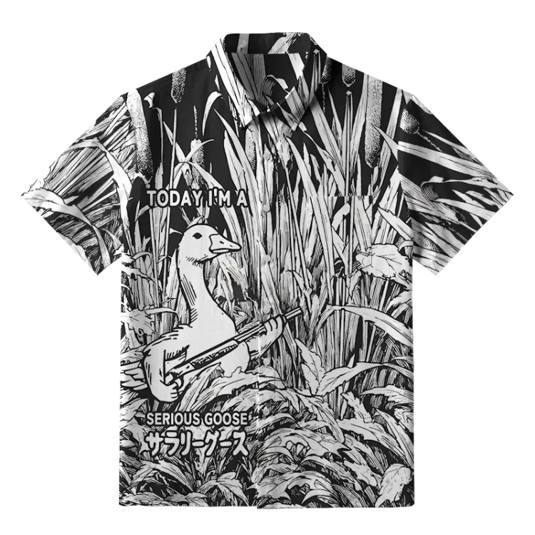 Serious Goose Button-up Shirt