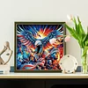 Diamond Painting-DIY Crystal Rhinestone Flag Eagle