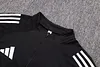 Joyfball 2025 Germany Half-Pull Training Suit Black Football Shirt 1:1 Thai Quality