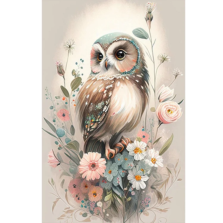 Owl - Full Round - Diamond Painting(40*60cm)
