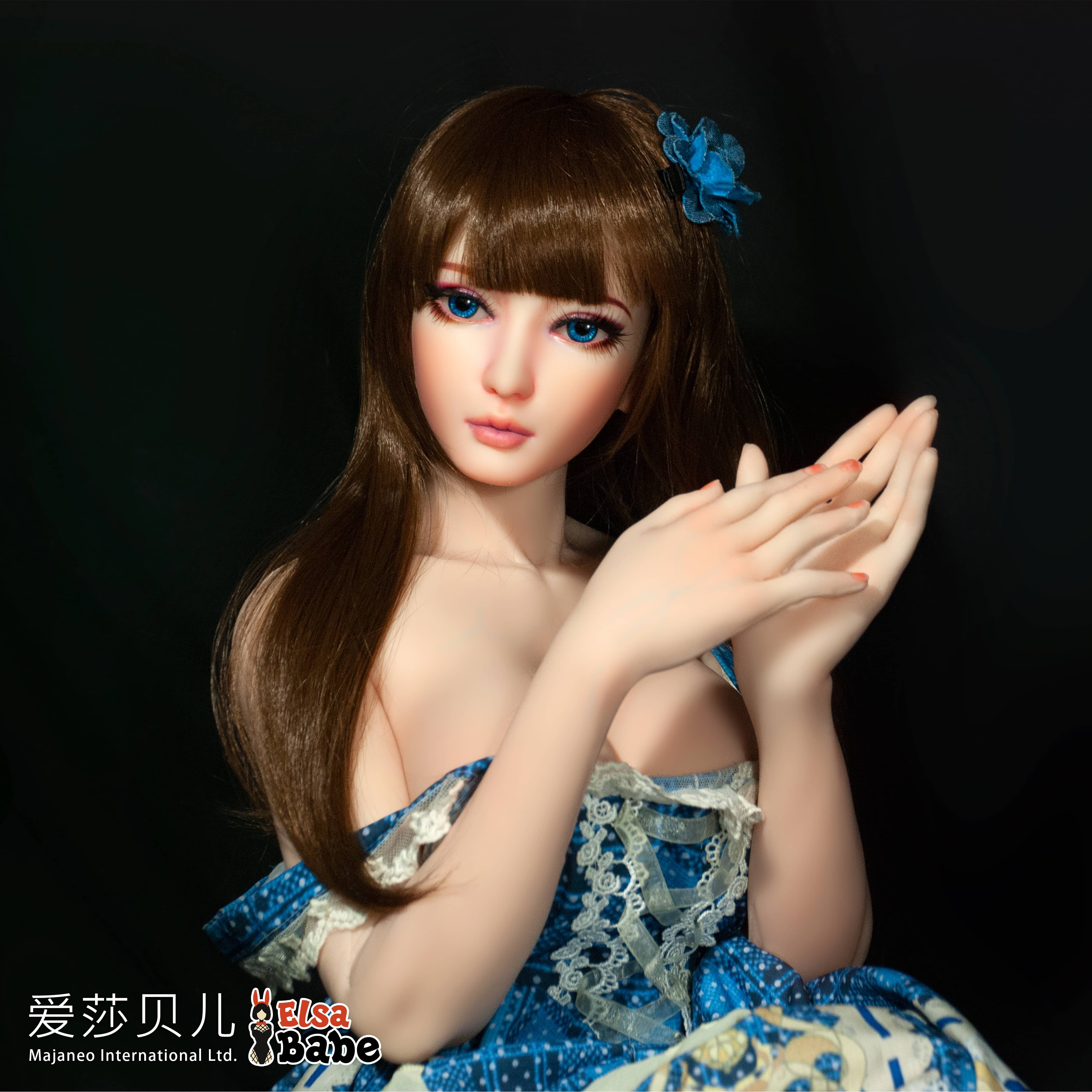ElsaBabe 102cm/3.34ft Anime Silicone Sex Doll-Takikawa Shizuka ElsaBabe Littlelovedoll
