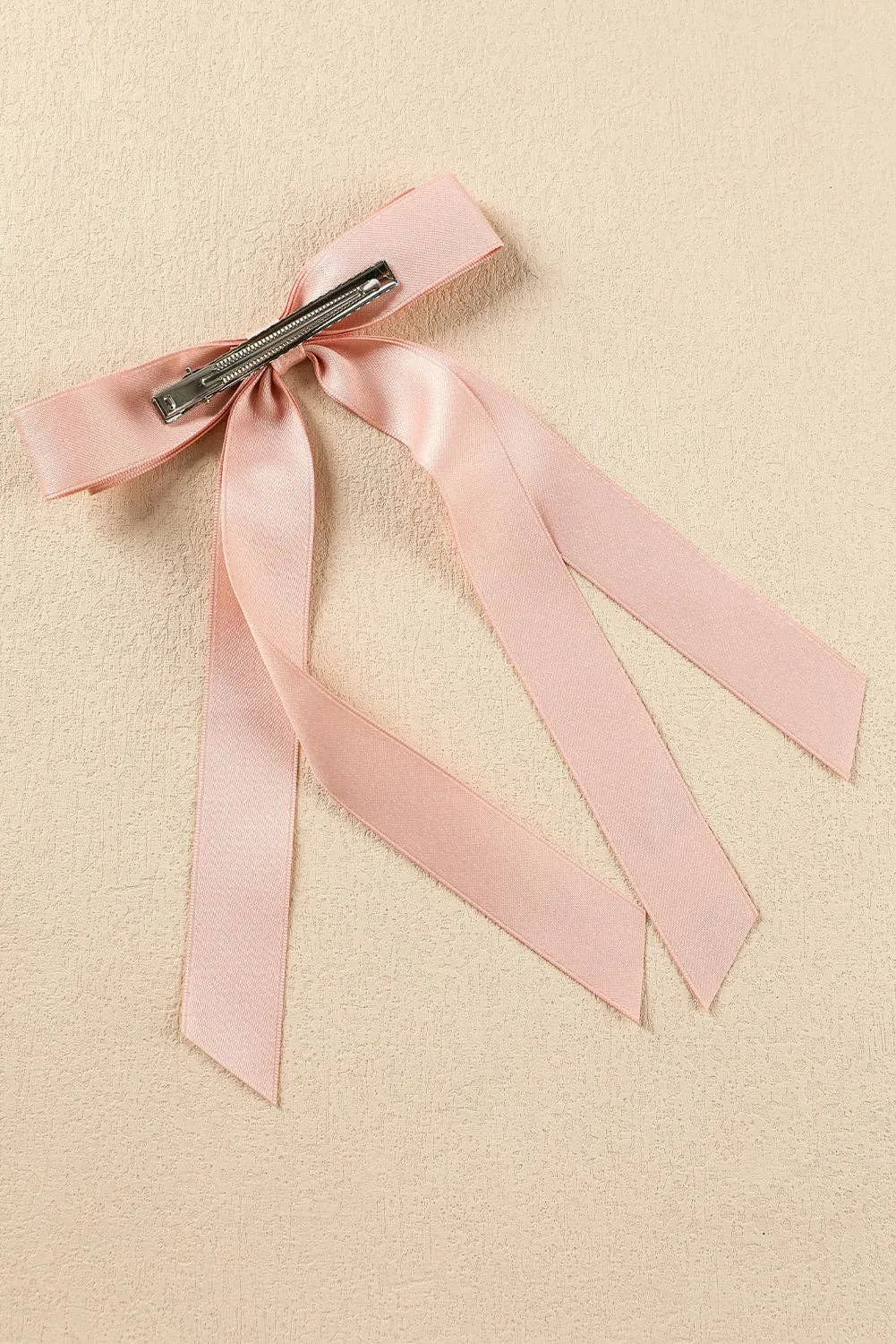 Black Elegant Terylene Double Bow Hair Clip