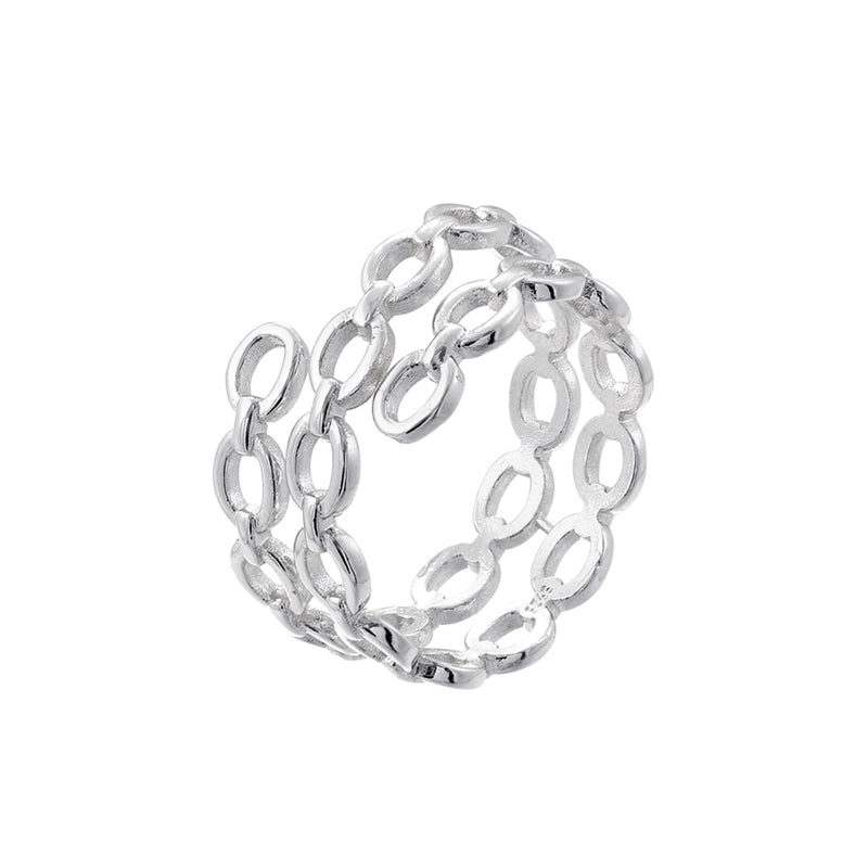 Copper 18K Gold Plated IG Style Minimalist Classic Style Hollow Out Inlay Bow Knot Zircon Open Rings