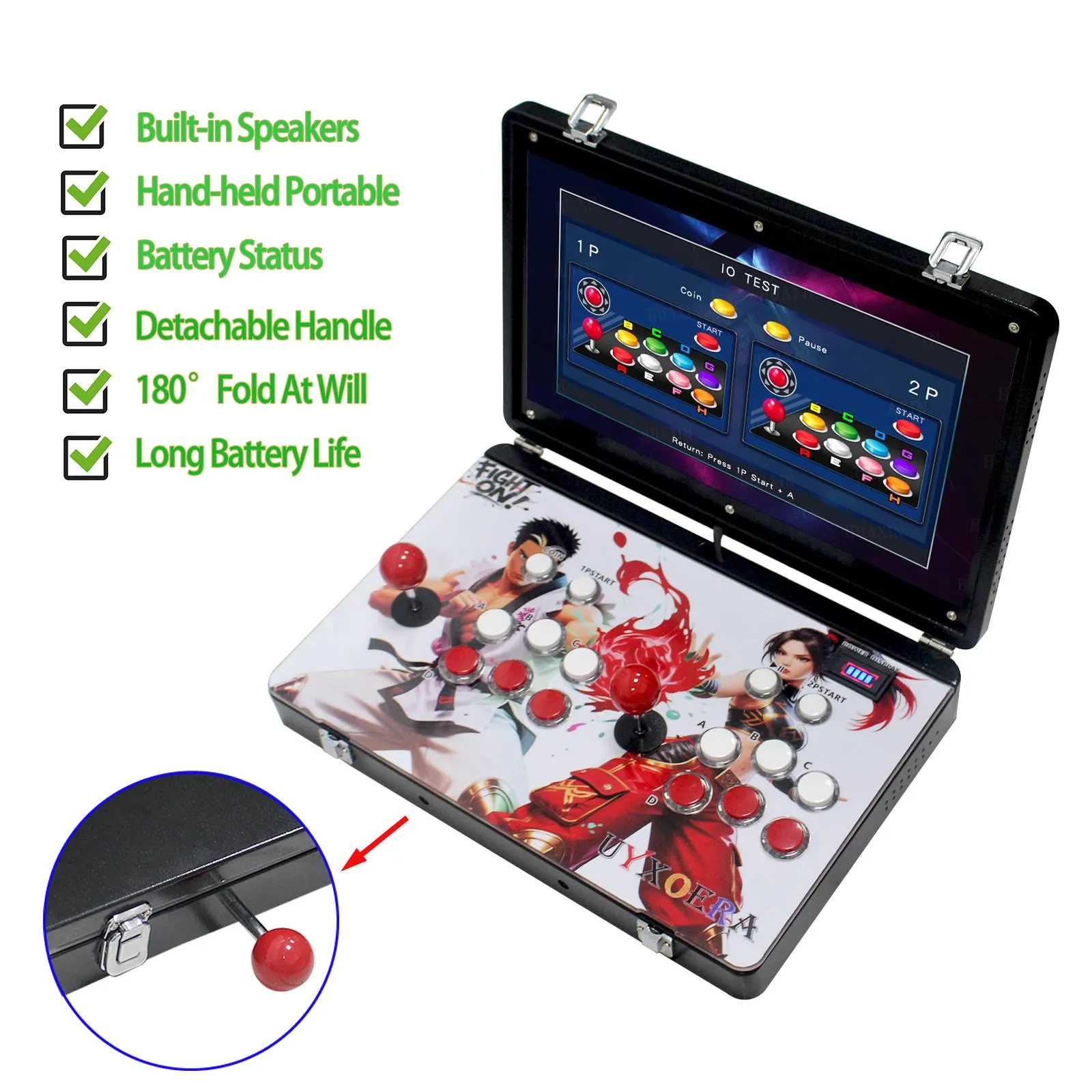 9800 in 1 Hand-held Portable Selected Arcade Game Console 17.5-inch HD Screen Dual Players Box DX, Retro Video Game Machine Search/Hide/Save/Load/Pause Games 9800 in 1 Hand-held Portable Selected Arcade Game Console 17.5-inch HD Screen Dual Players Box DX, Retro Video Game Machine Search/Hide/Save/Load/Pause Games