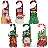 Christmas Snowman Diamond Painting Door Handle Hanging Sign Door Wooden Pendant Kit