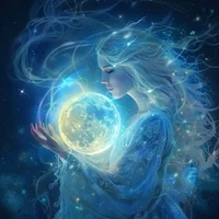 Moon Goddess - Diamond Painting