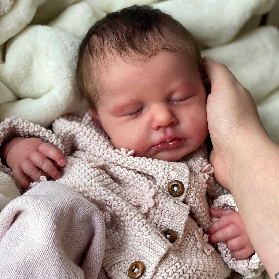[Special Gift Offer] 20" Super Lovely Lifelike Posable Silicone Vinyl Body Reborn Newborn Baby Girl Named Tiffany