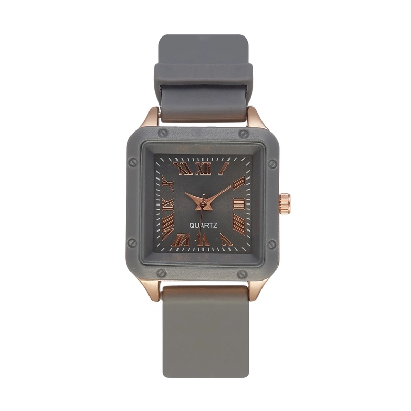 Retro Solid Color Buckle Quartz Watch Women’s Watches