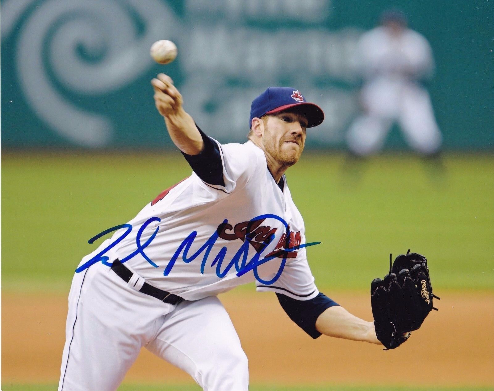 Zach McAllister autographed 8x10 Cleveland Indians#S1058