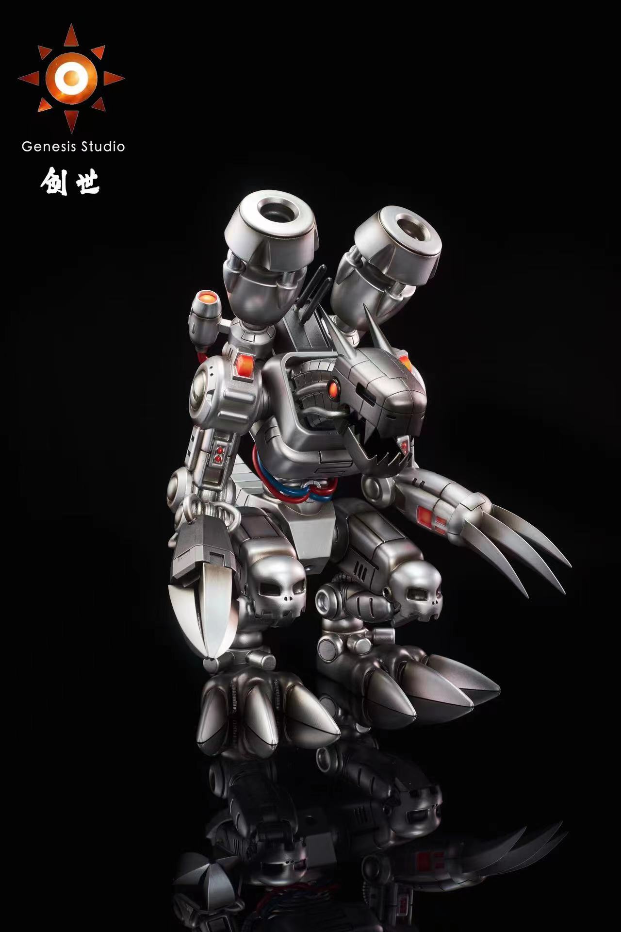 PRE-ORDER Genesis Studio Digimon Adventure Dark Masters Metal Empire Mugendramon Statue(GK)