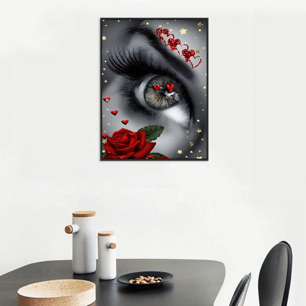 

(Multi-Size) Novelty Eye - Round/Square Drill Diamond Painting - 40*30CM, Round diamond 30*40cm, 501 Original