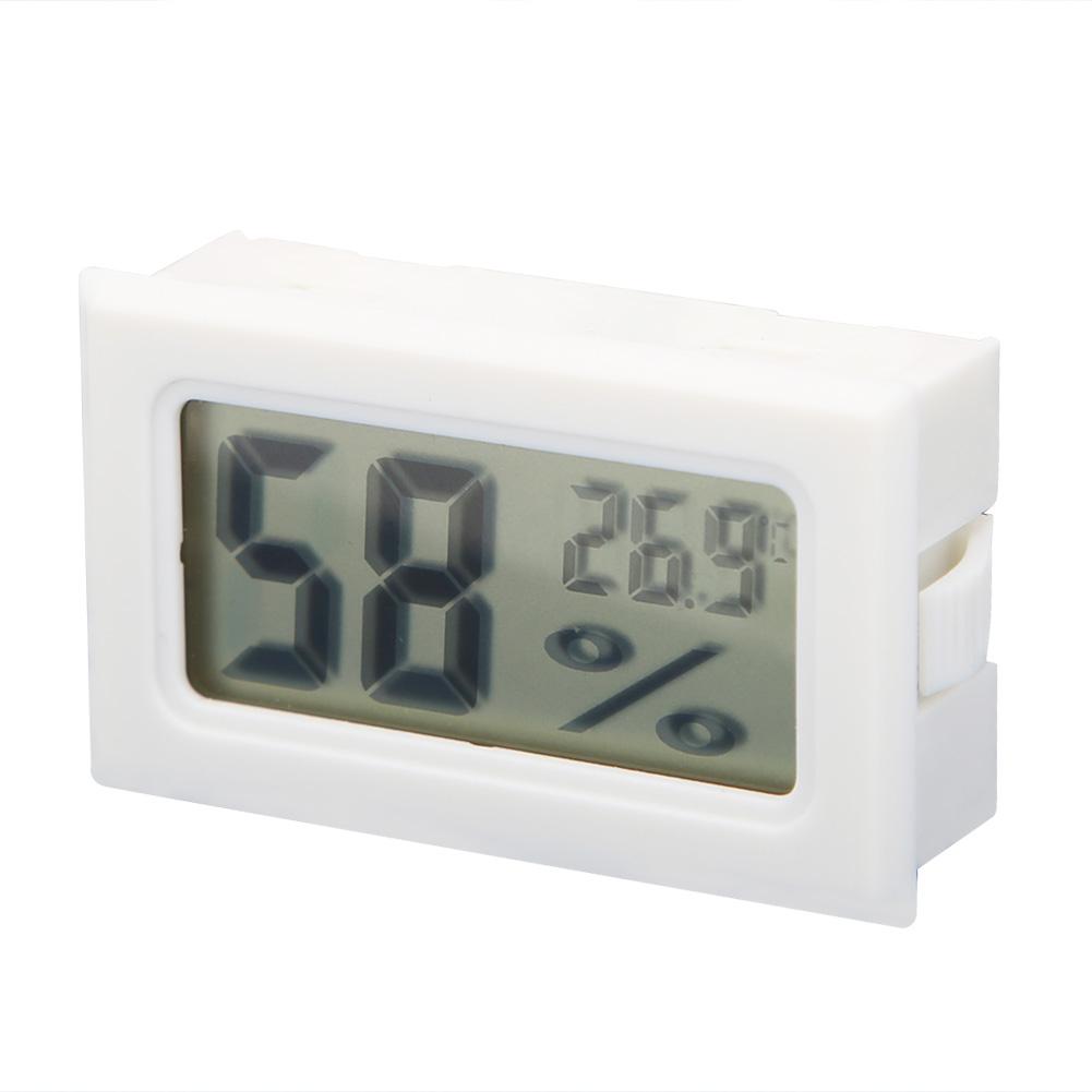 

Mini Digital LCD Temperature Humidity Meter Thermometer Hygrometer (White), 501 Original