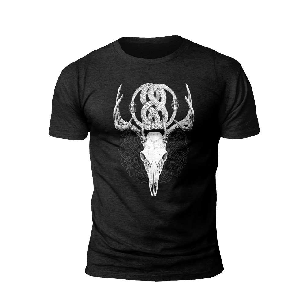 Viking Horned Skull T-Shirt