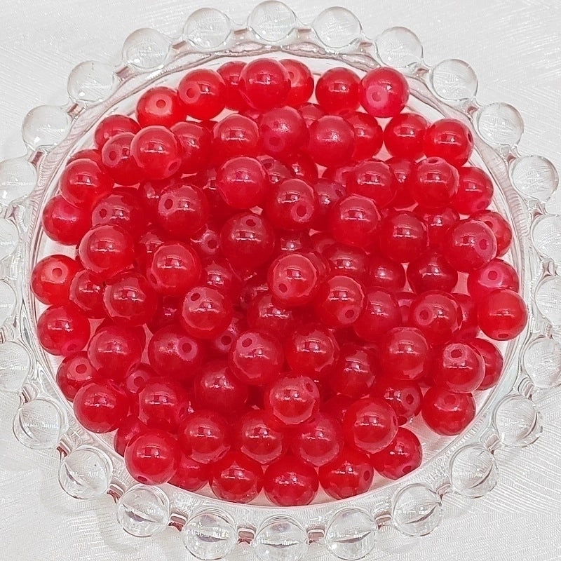 50 PCS/Package Diameter 4mm Diameter 6 Mm Glass Round Beads
