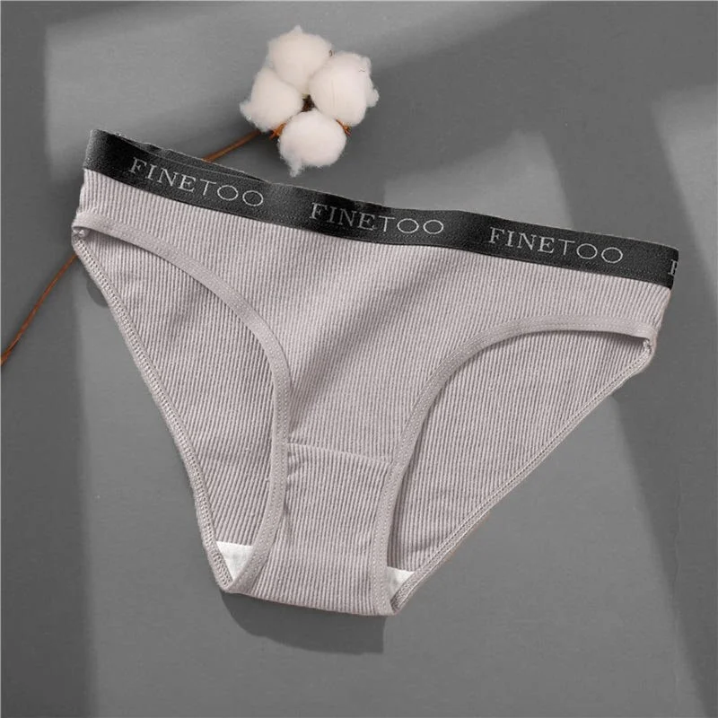 Women Cotton Panties Sexy Underwear Female Pantys Woman's Briefs Underpants Fashion Ladies Female Lingerie Solid Colors M-XXL