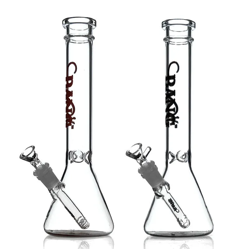 12" Tall Clear Beaker Base Water Pipe Bong with Ice Catcher