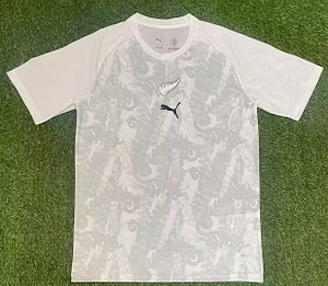2026 New Zealand Training Suit Gray White Football Shirt 1:1 Thai Quality