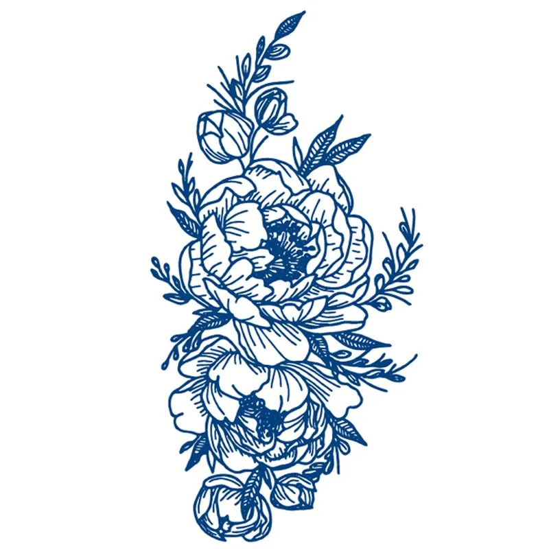 Juice Lasting Ink Tattoo Body Art Waterproof Temporary Sticker Snake Musical Note Women Totem Small Paw Rose Arm Fake Tattoos
