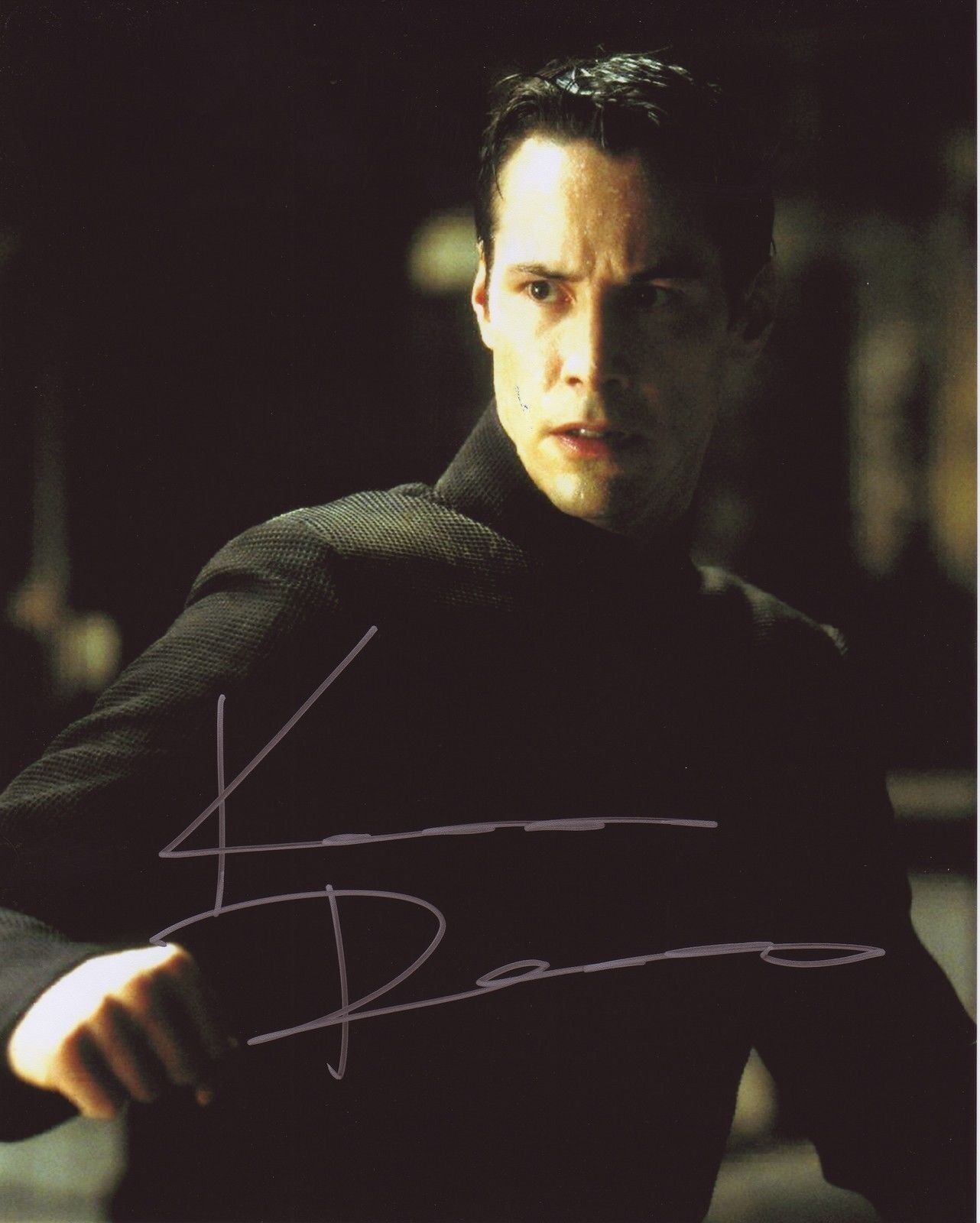 KEANU REEVES AUTOGRAPH SIGNED PP Photo Poster painting POSTER