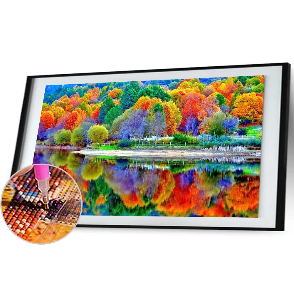 Diamond Painting - Full Round Drill - Color Forest(85*45cm)