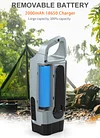 Outdoor Multi-Function Emergency Radio Hand Crank Radio Solar Flashlight Integrated