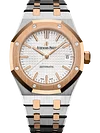 Silver Gold 904L Steel Silver Gray Dial - Watch - 37mm