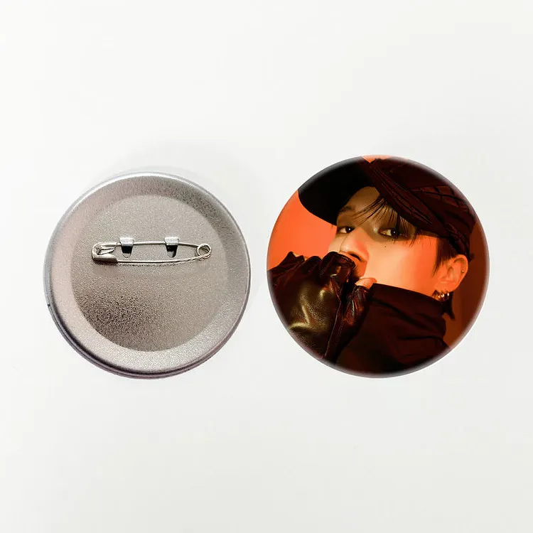 Ateez Golden Hour Part. 3 Photo Badge Mirror Keychain