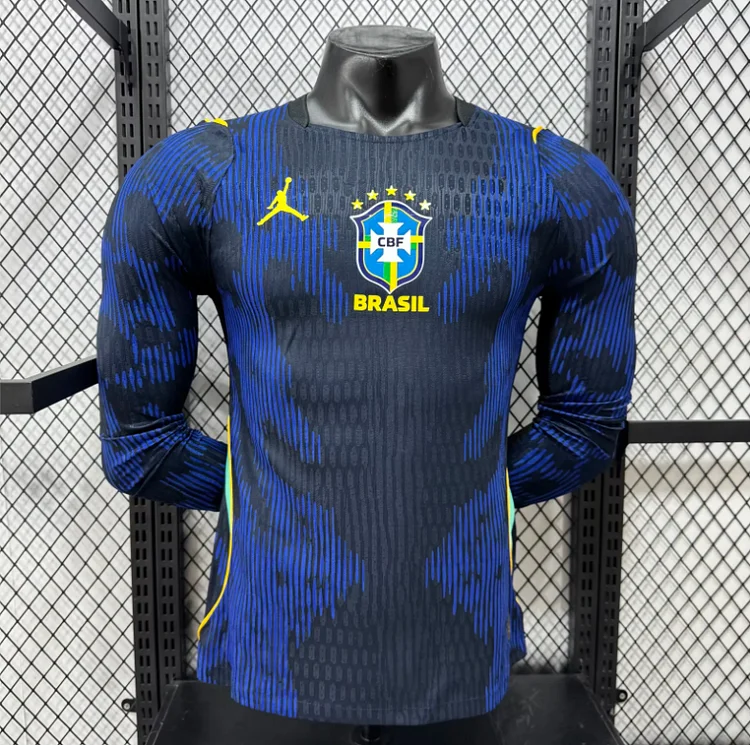 2026 Brazil Away Long Sleeve - Player Version